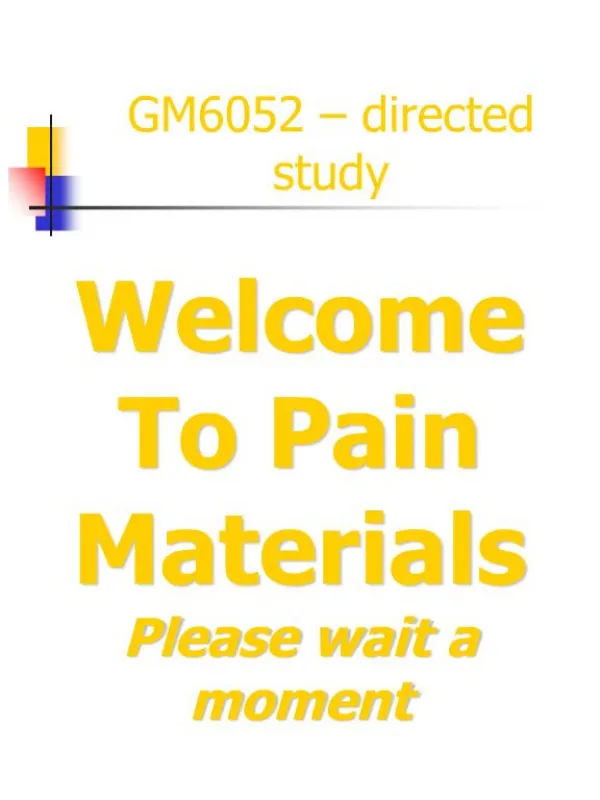 gm6052 directed study