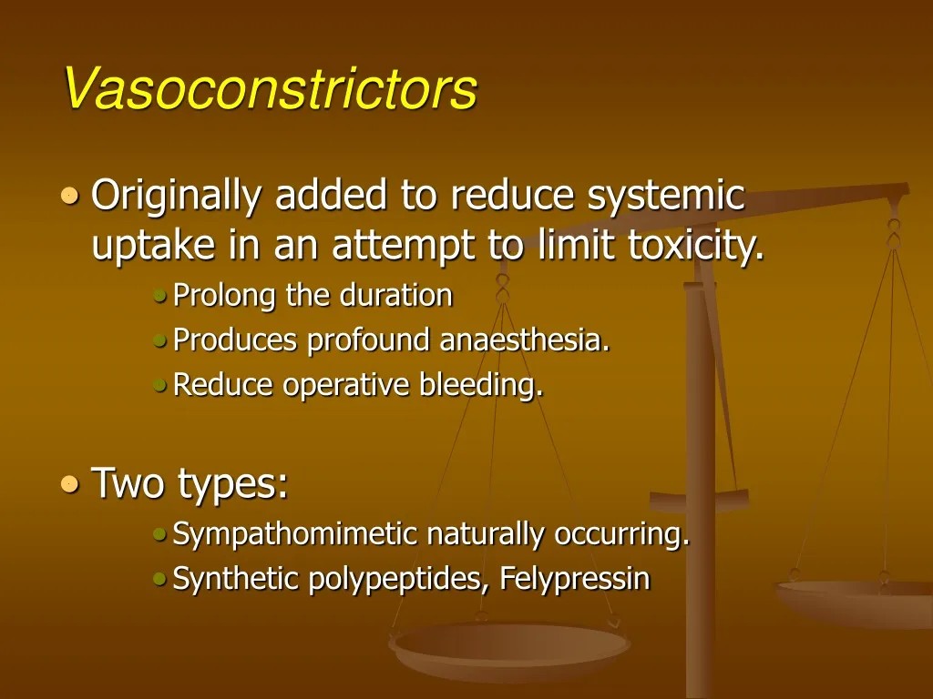 vasoconstrictors