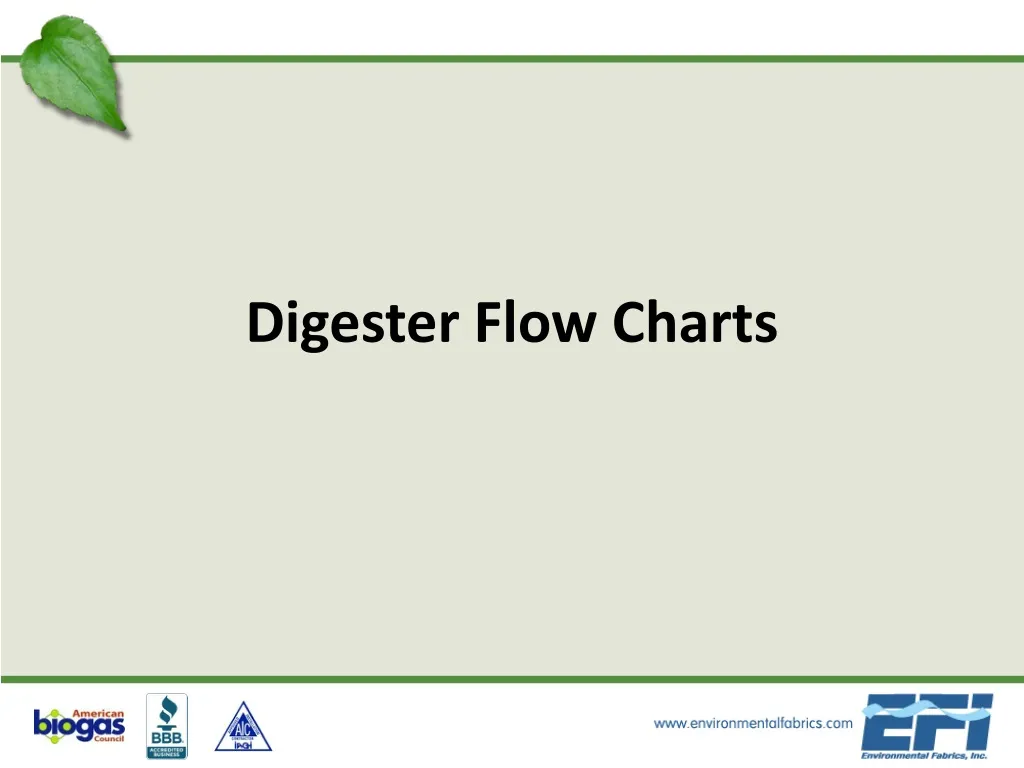 digester flow charts