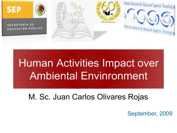 human activities impact over ambiental envinronment