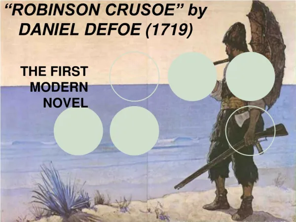 “ROBINSON CRUSOE” by DANIEL DEFOE (1719)