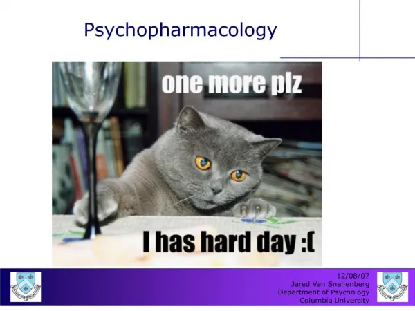 psychopharmacology