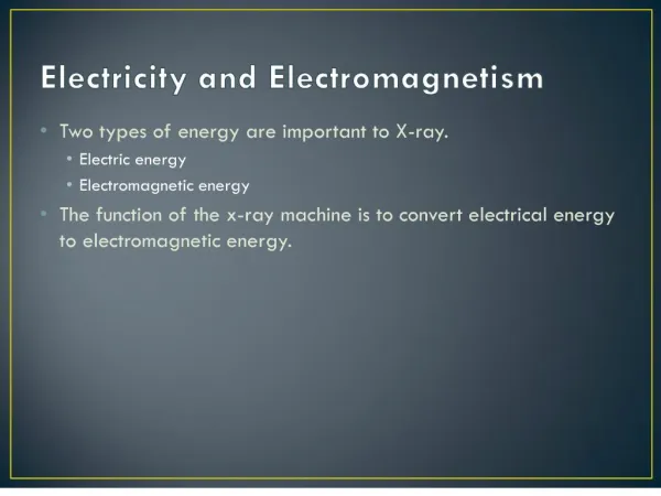electricity electromagnetism