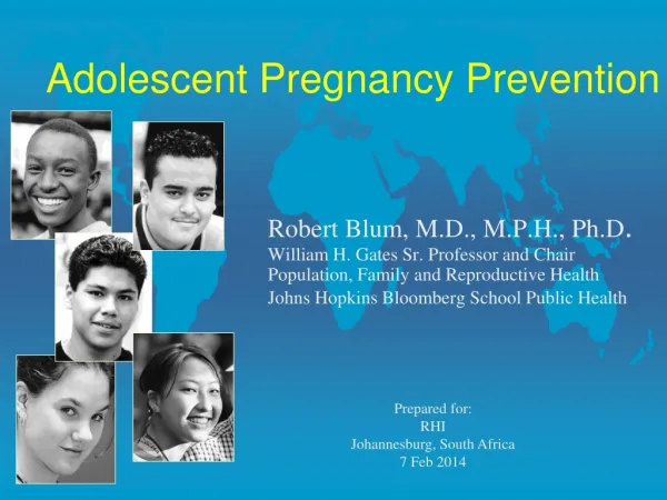 Adolescent Pregnancy Prevention