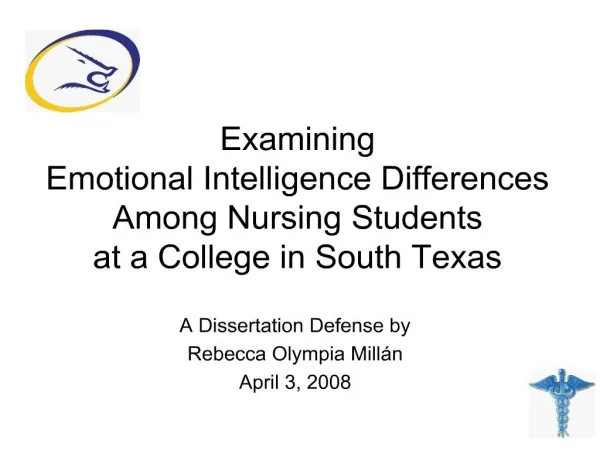 examining emotional intelligence differences among nursing students at a college in south texas