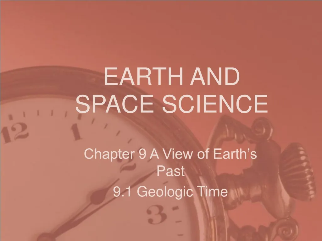 earth and space science