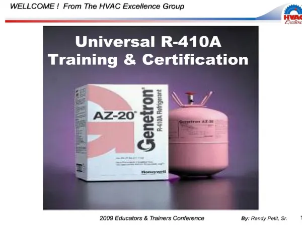 universal r-410a training certification