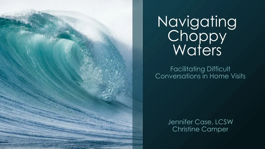 navigating choppy waters