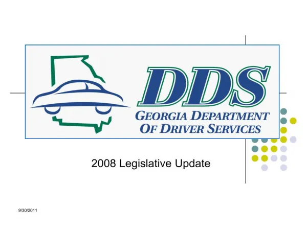 2008 legislative update