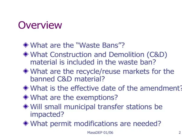 310 cmr 19.017 waste ban amendments