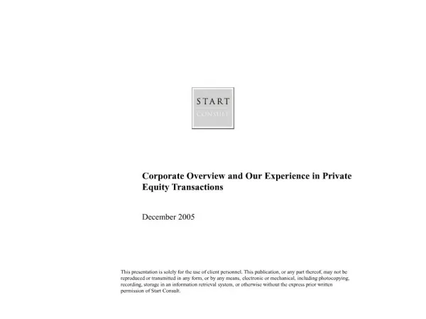 example achievements in private equity
