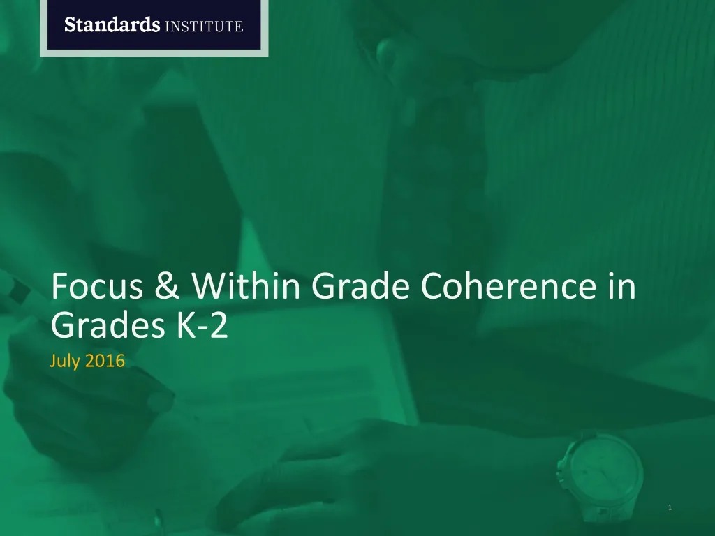 focus within grade coherence in grades k 2