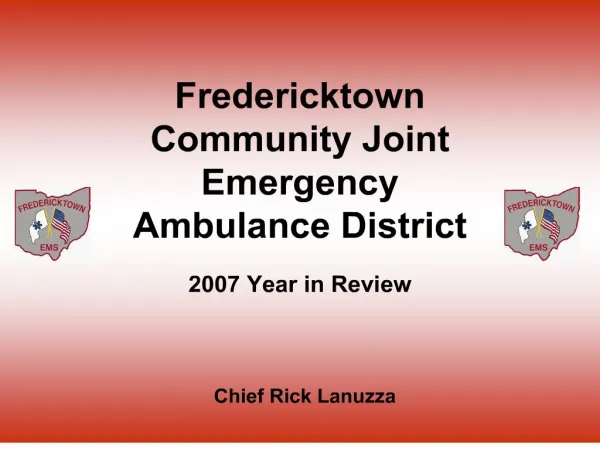 fredericktown community joint emergency ambulance district