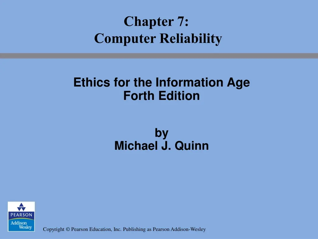ethics for the information age forth edition by michael j quinn