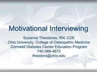 motivational interviewing - slide 1