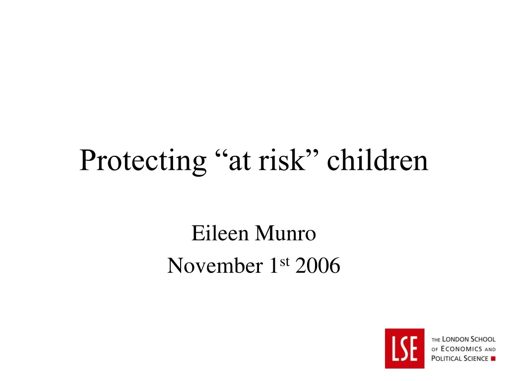 protecting at risk children