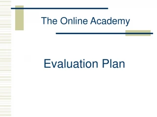 The Online Academy - slide 1