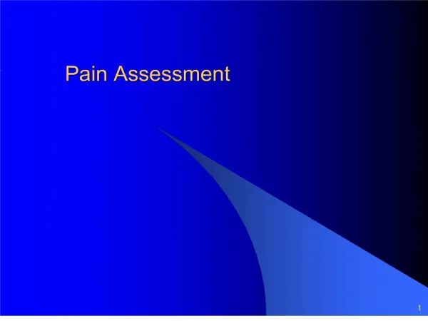 pain assessment
