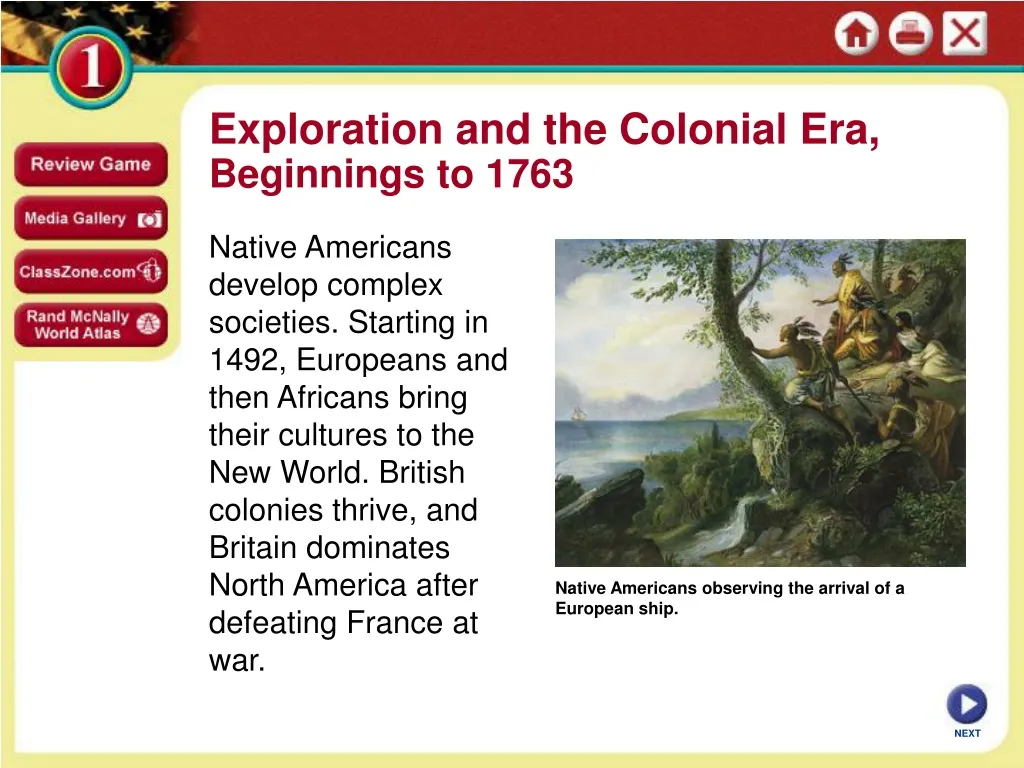 exploration and the colonial era beginnings