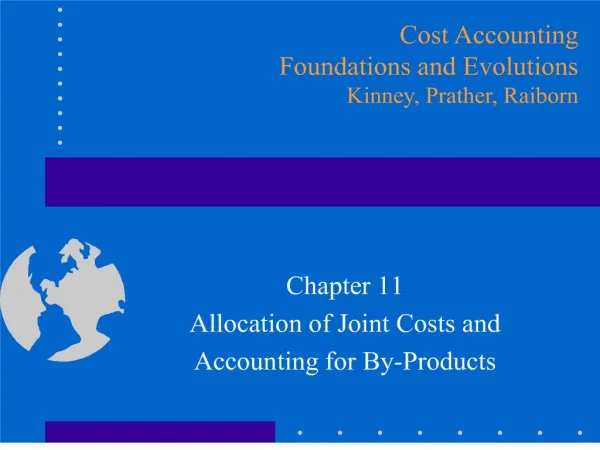 chapter 11 allocation of joint costs and accounting for by-products