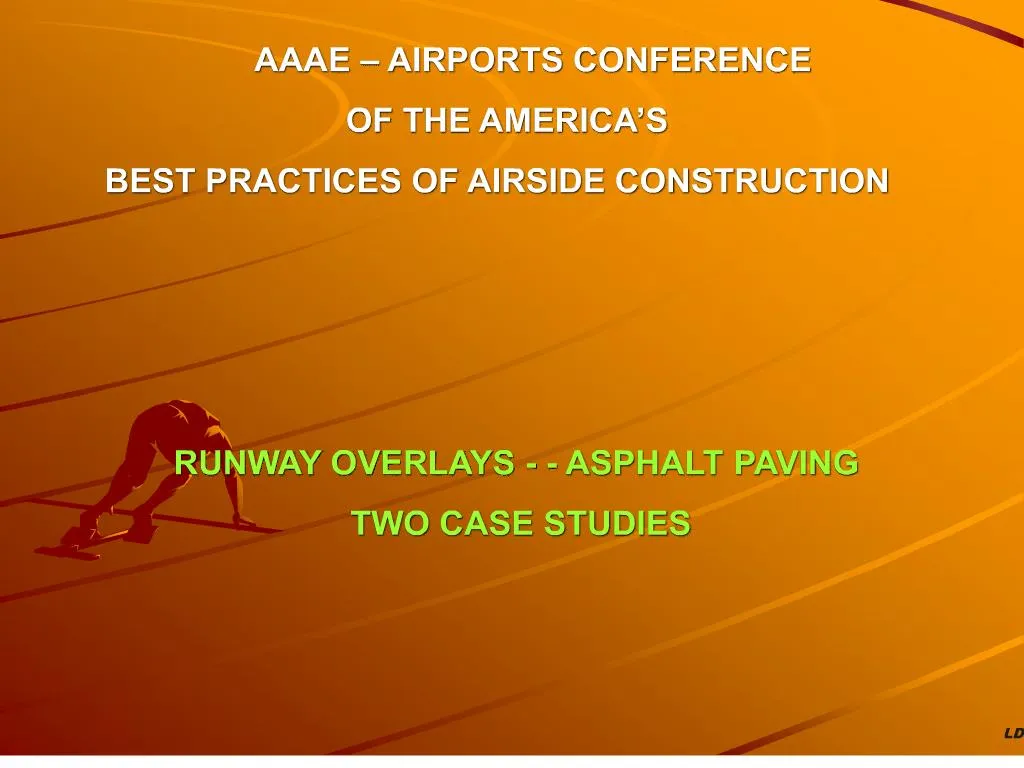 PPT aaae airports conference of the america s best practices of