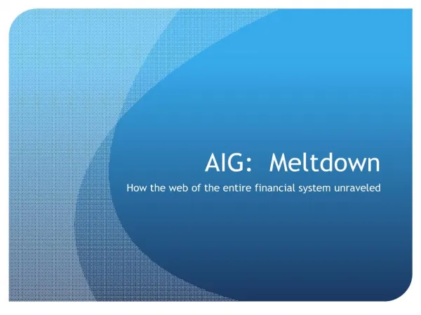 aig: meltdown