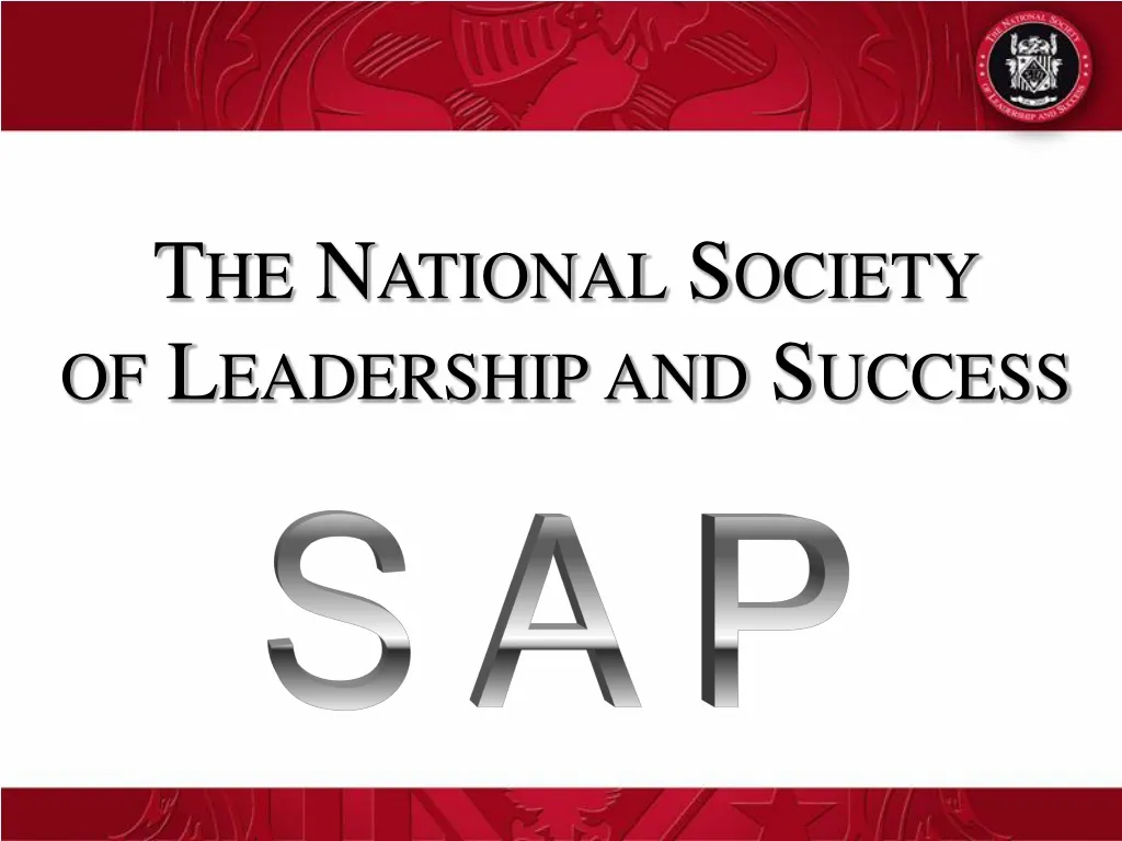 the national society of leadership and success
