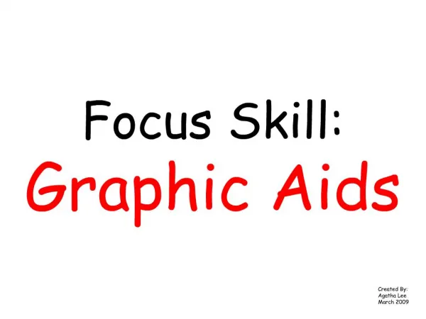 focus skill: graphic aids