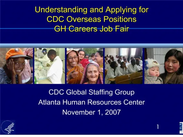 understanding and applying for cdc overseas positions gh careers job fair
