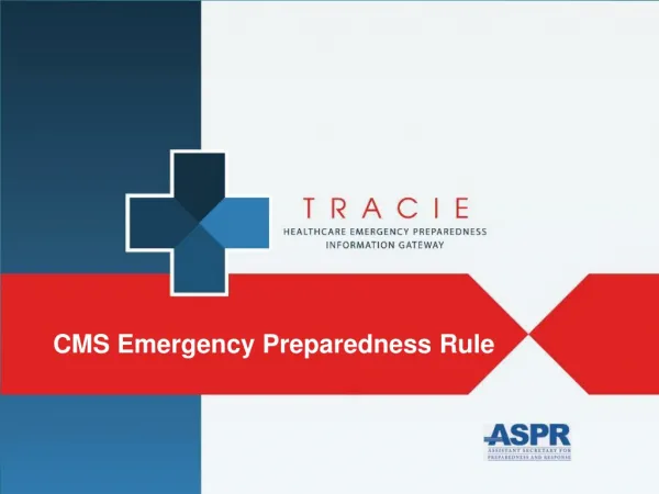 CMS Emergency Preparedness Rule