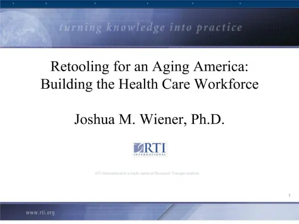 retooling for an aging america: building the health care ...