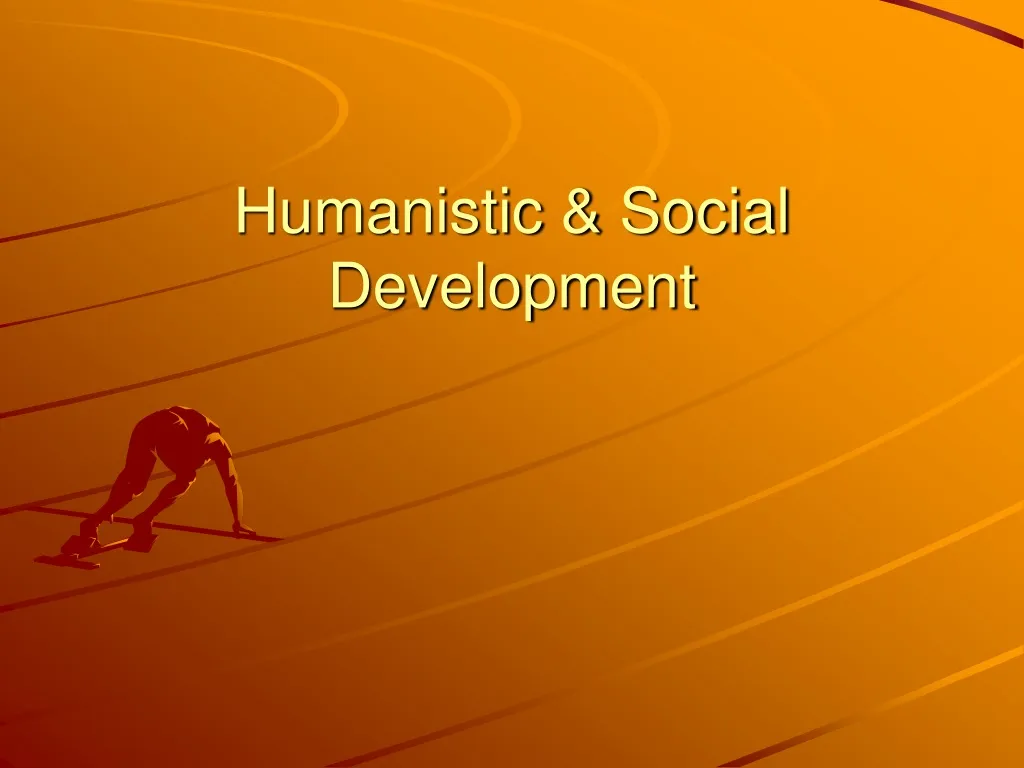 humanistic social development