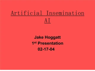 artificial insemination ai - slide 1