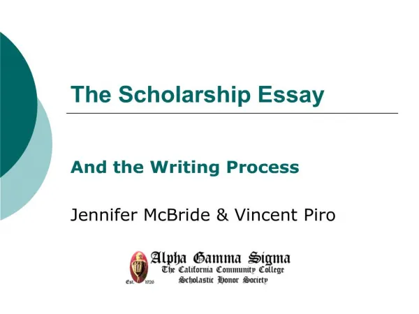 the scholarship essay