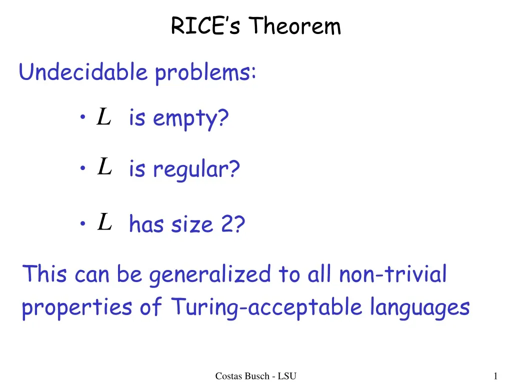 rice s theorem