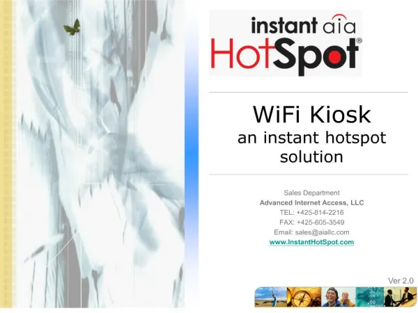 wifi kiosk an instant hotspot solution