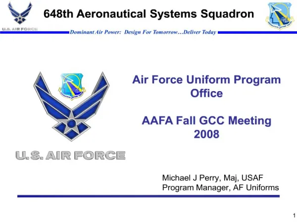 air force uniform program office