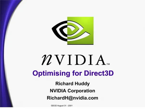 optimising for direct3d