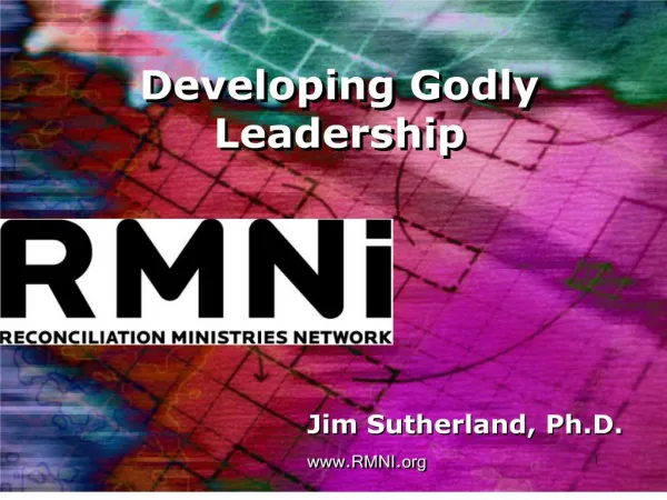 developing godly leadership