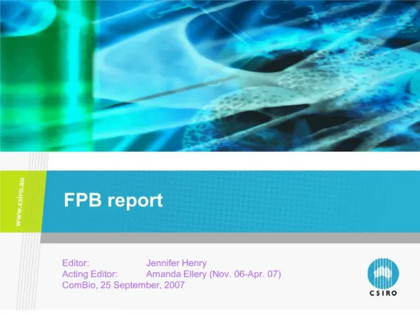 fpb report