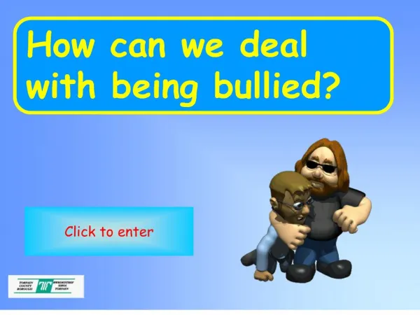 how can we deal with being bullied