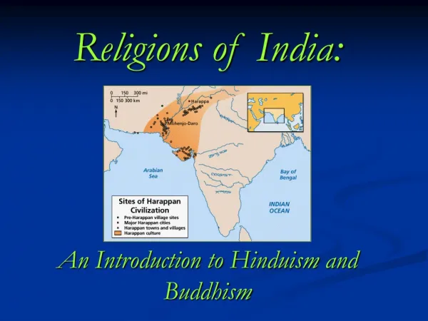 Religions of India : An Introduction to Hinduism and Buddhism