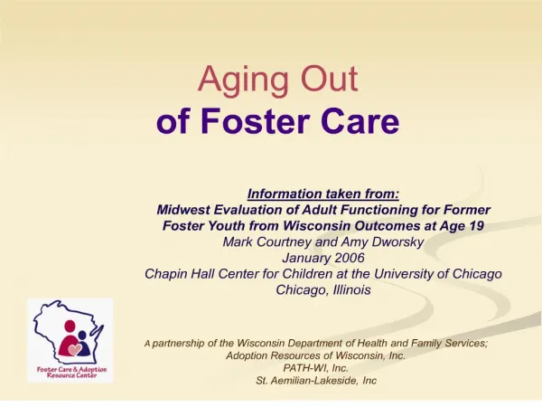 aging out of foster care in wisconsin