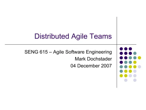distributed agile teams