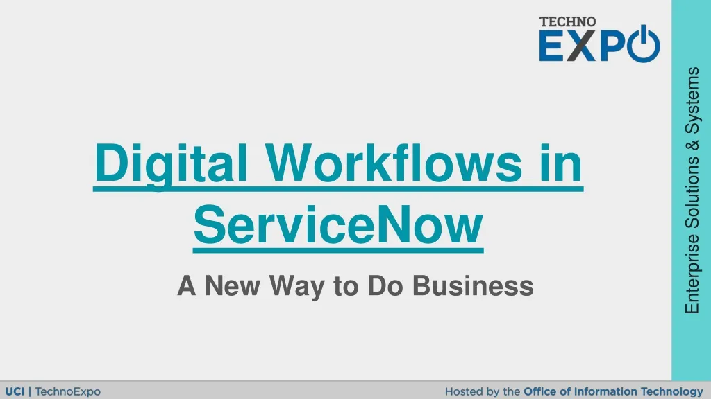 digital workflows in servicenow