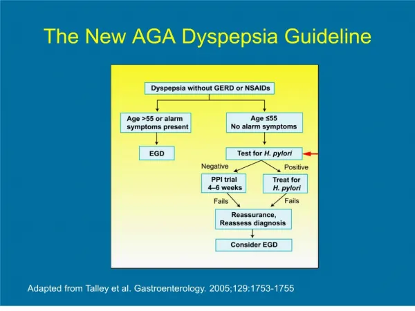 the new aga dyspepsia guideline