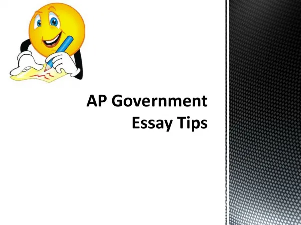 AP Government Essay Tips