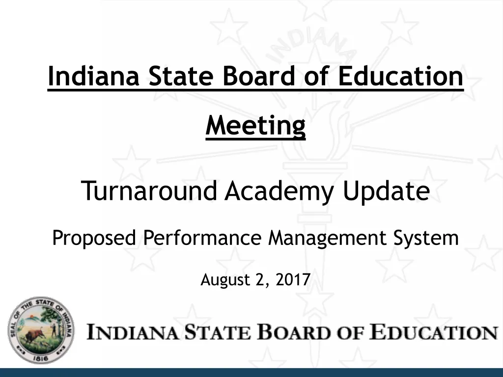 indiana state board of education meeting