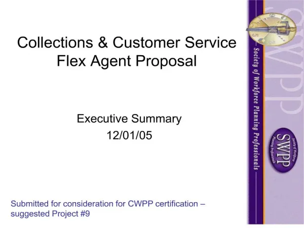 Collections Customer Service Flex Agent Proposal
