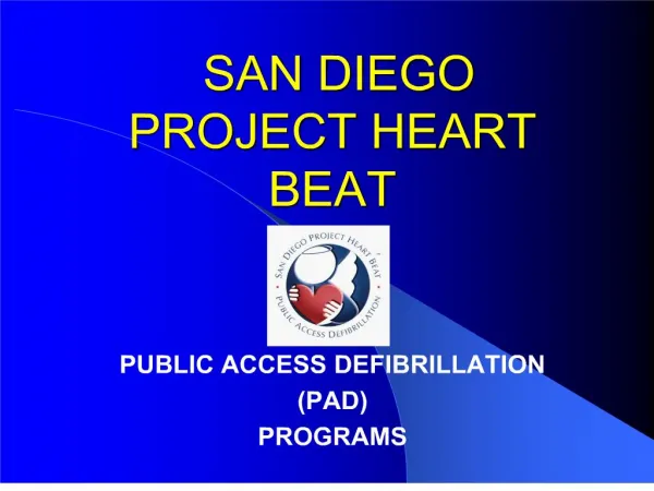 SAN DIEGO PROJECT HEART BEAT
